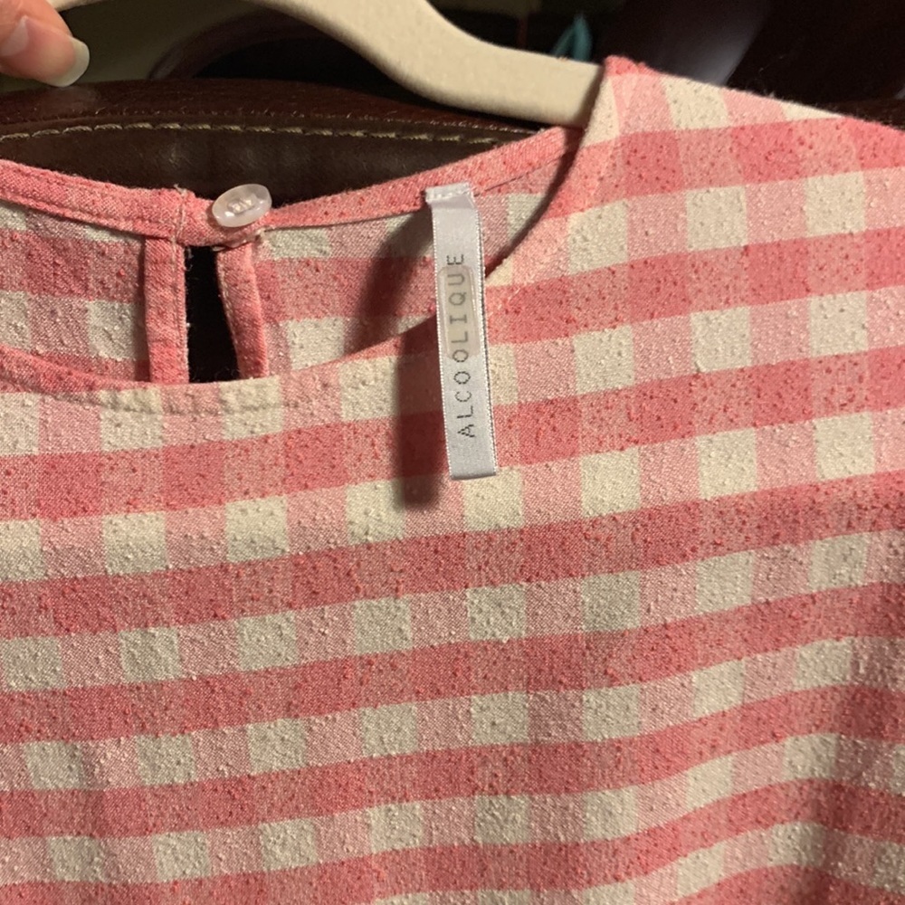 Alcoolique Roshalf gingham blouse - Picture 7 of 8